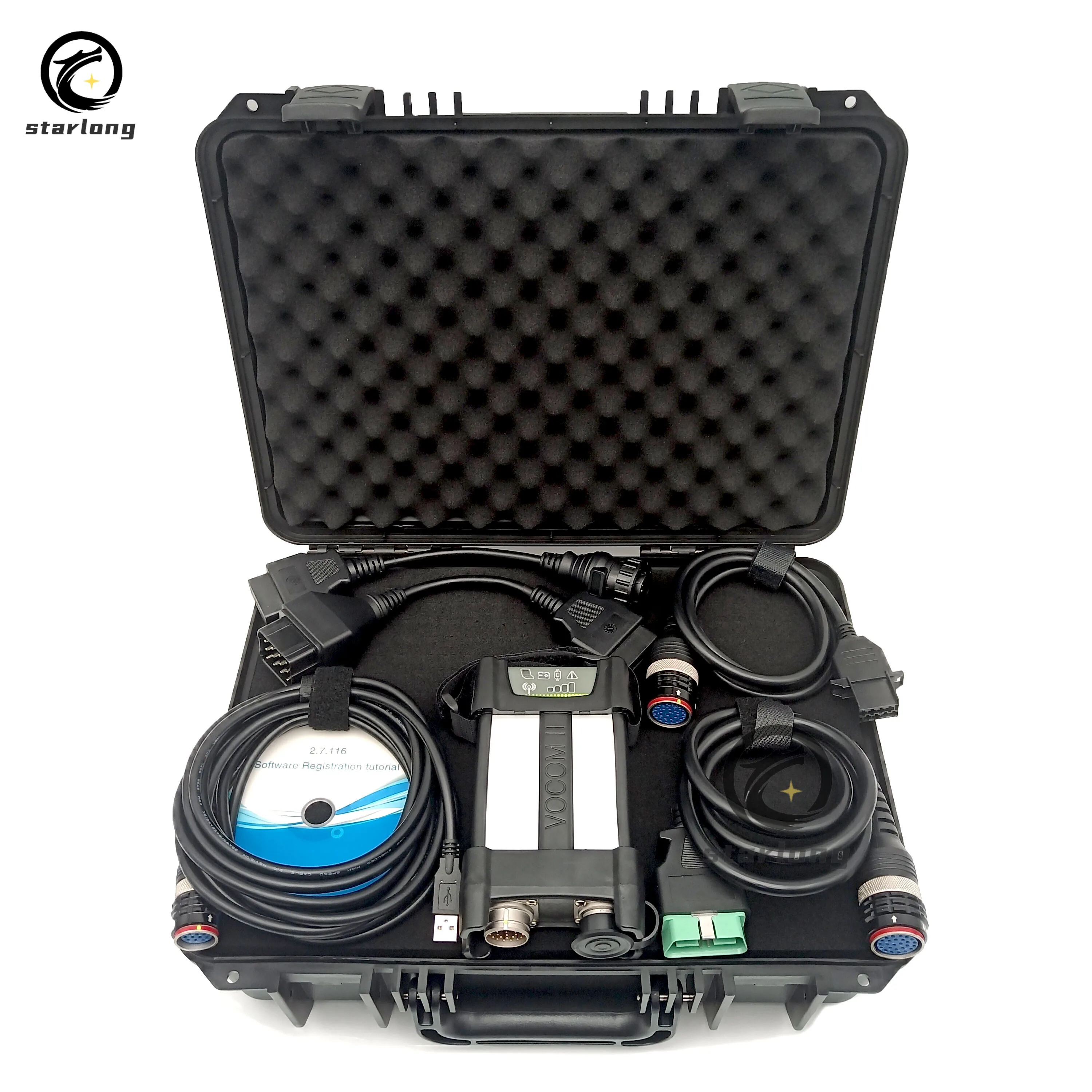 88894000 Strumento Diagnostico Adattatore Obd Programmabile Per Vocom Ll Diesel Efi Engine Block Escavatore Software Per Camion 2.8.150 2.7.116