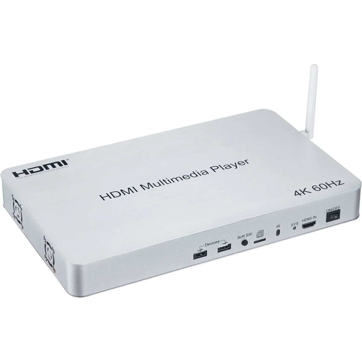 HDMI 2.0 10 Ways Multimedia Player HDMI Splitter 1x10 Hdmi Player 4K 60Hz USB Flash Disk Android 6.0 Box TV Stores Video Player