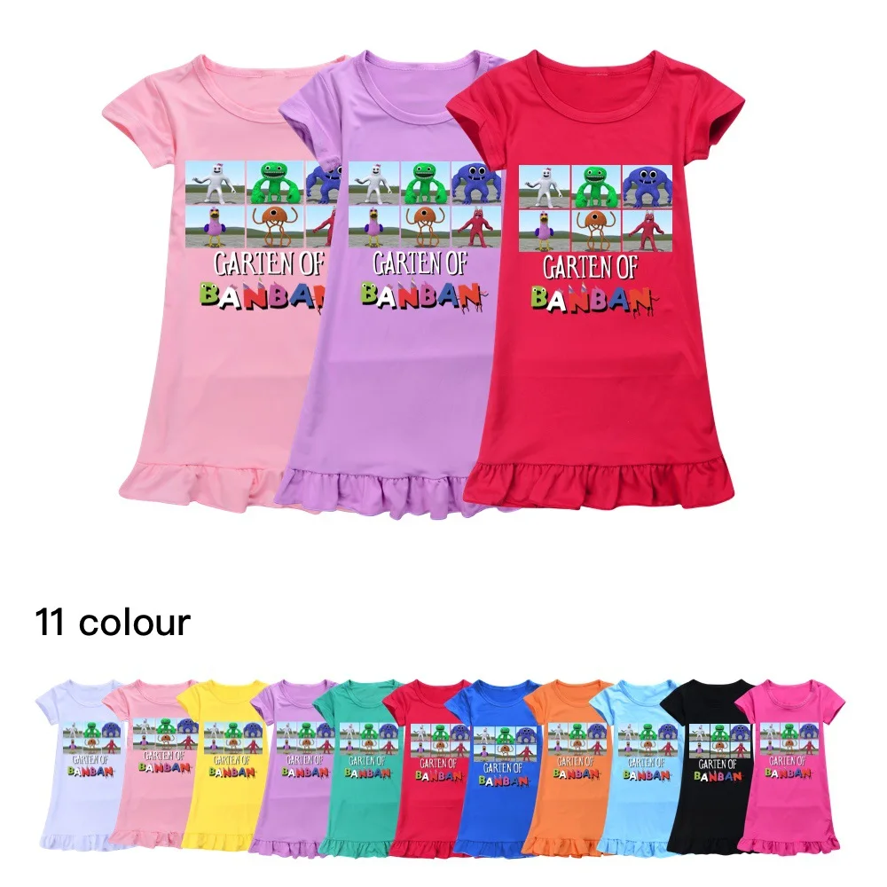 Camicia Da Notte Per Ragazze Estive Garden Of Banban Sleeping Pigiama Dress For Kids Teenager Night Dress Baby Nightdress Abbigliamento Per Bambini
