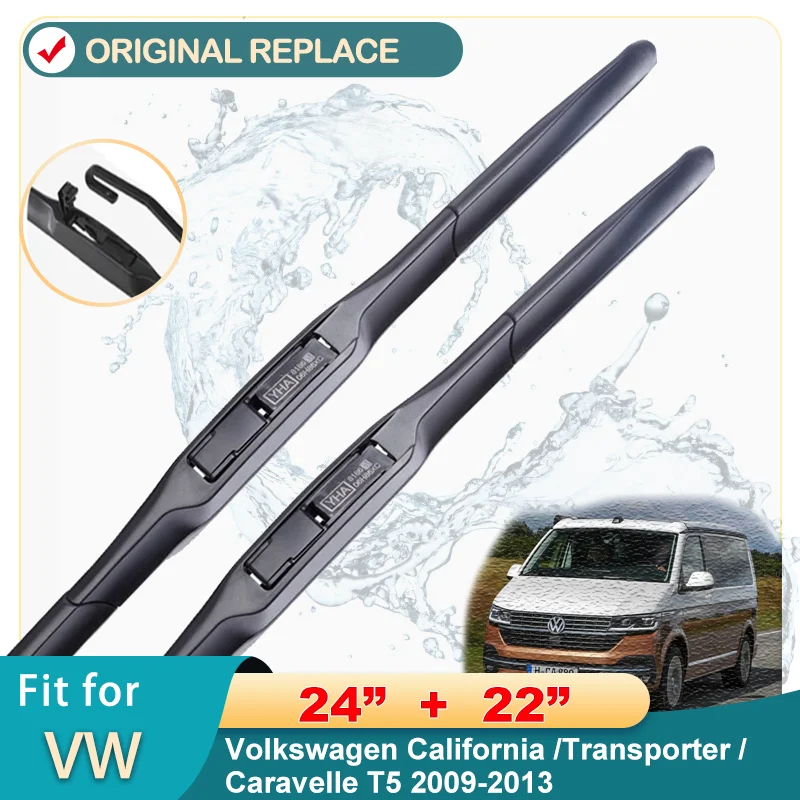 Spazzole Tergicristallo Parabrezza Auto Accessori Auto Per Volkswagen California /Transporter / Caravelle T5 24 "+ 22" 2009-2013