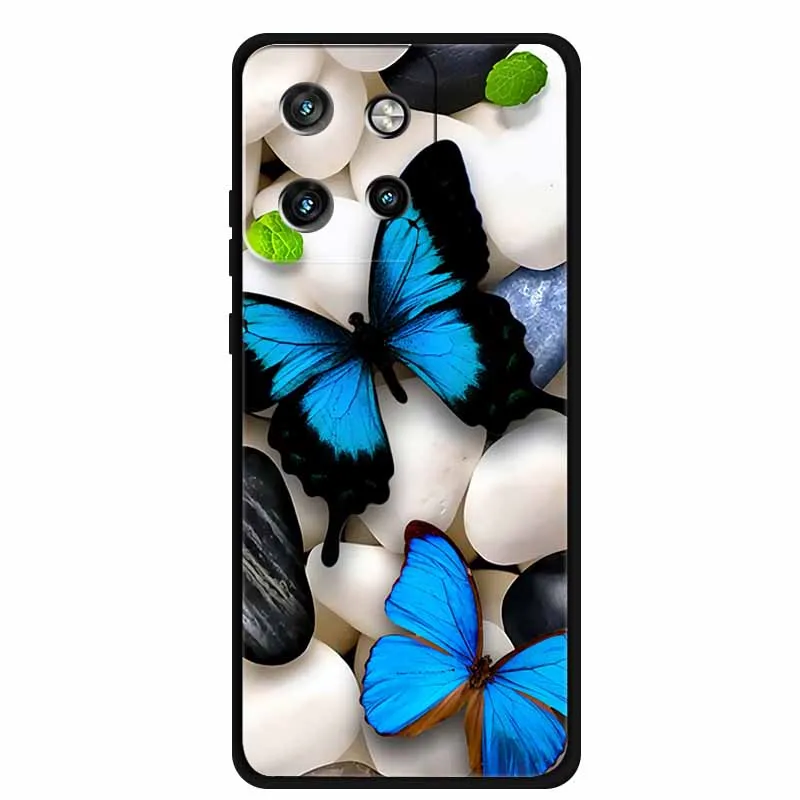 Starry Butterfly Soft Silicone Phone Case - Colorful TPU Cover