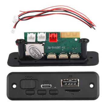 DC5V 블루투스 MP3 디코딩 보드 모듈 플레이어 자동차 FM 라디오 모듈 2*3W 6W 앰프 지원 FM TF USB 핸즈프리 통화 녹음