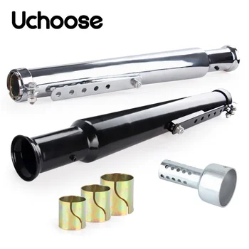 540Mm รถจักรยานยนต์ Retro ท่อไอเสียท่อไอเสีย Silencer สำหรับ ADNOH AHAMAY IKUZUS Cafe Racer Bobber Chopper Custom นวนิยาย 1