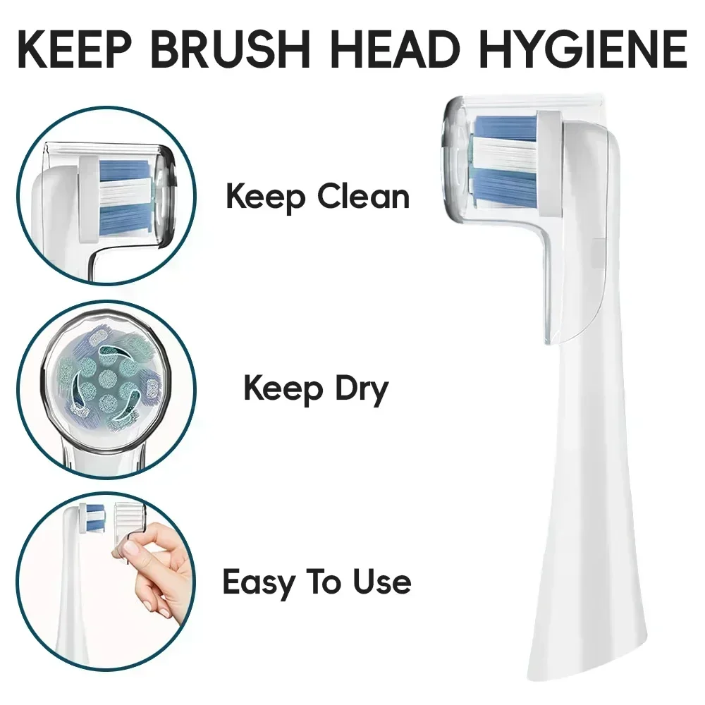Toothbrush Dustproof Covers Caps Compatible with Braun Oral B Replacement Heads and IO Series Electric Toothbrush Head Protector toothbrush covers
