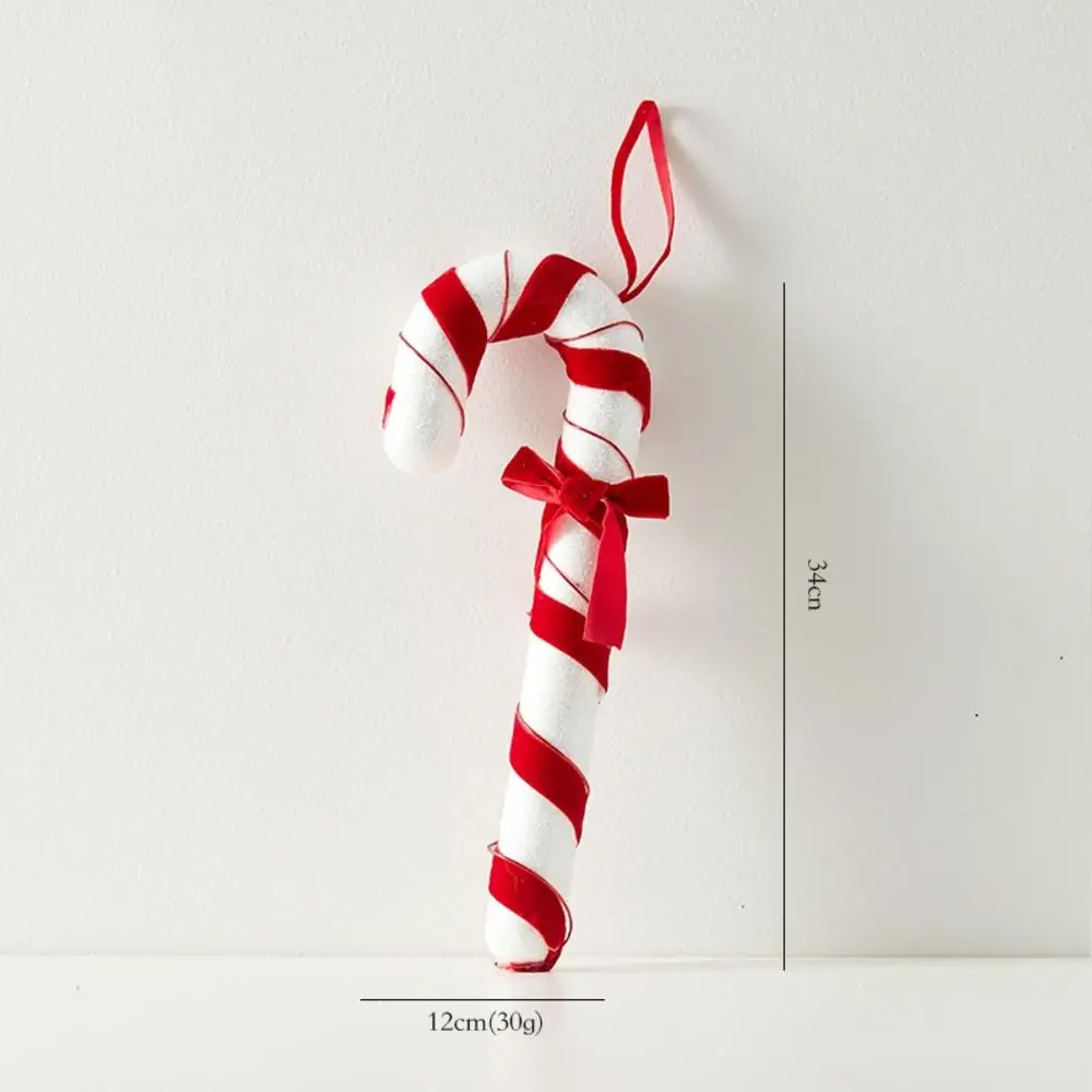 thumbnail image 1 of Adornos navideños Bastones de terciopelo Caramelos Adornos para árboles de Navidad Adornos colgantes Celebridades de Internet Accesorios para fotografía, 1 of 5