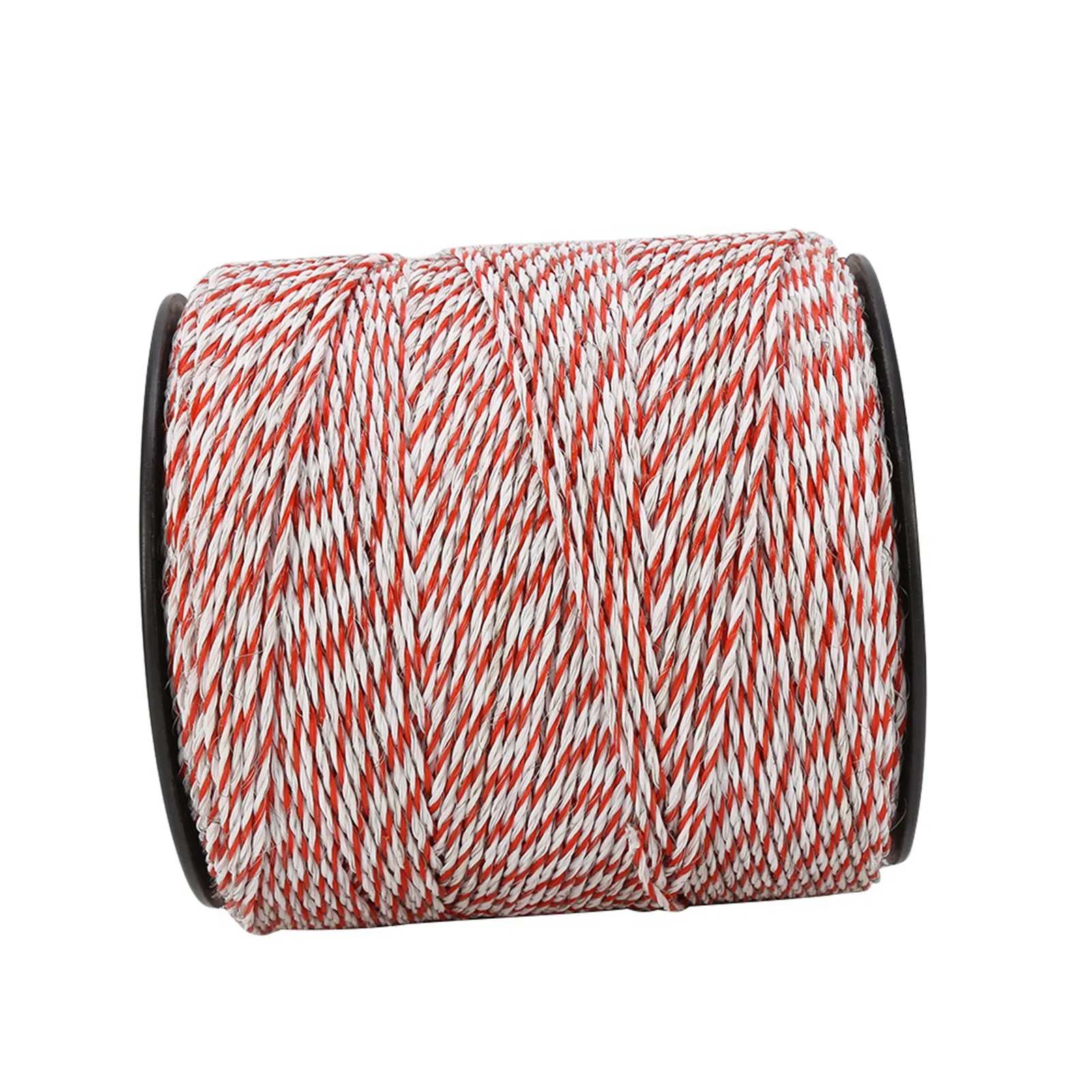500M White&amp Red Electric Livestock Fence Wire Stainless Steel Conductive Rope Conductive Fence Wire