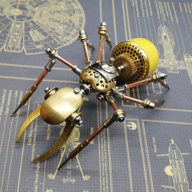 

Mechanical Insects Diy Metal Assembly Model Ants Creative Handmade Gifts 125x70x30mm