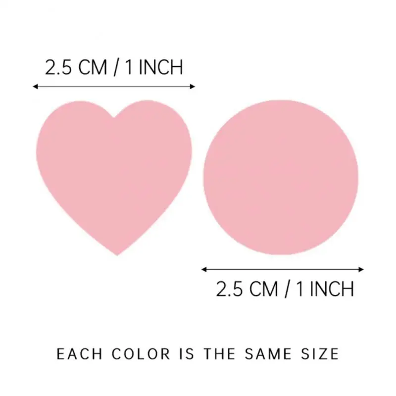 Color Multi-use Cute Love Pentagram Shape Scratch Card Sticker Postcard Wedding Gift Self-adhesive Coating Sticker