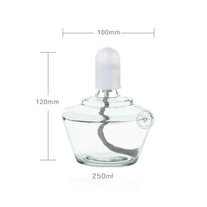 Brûleur à Alcool En Verre De Laboratoire 60ml - Pour Expériences Scientifiques Ou Décoration