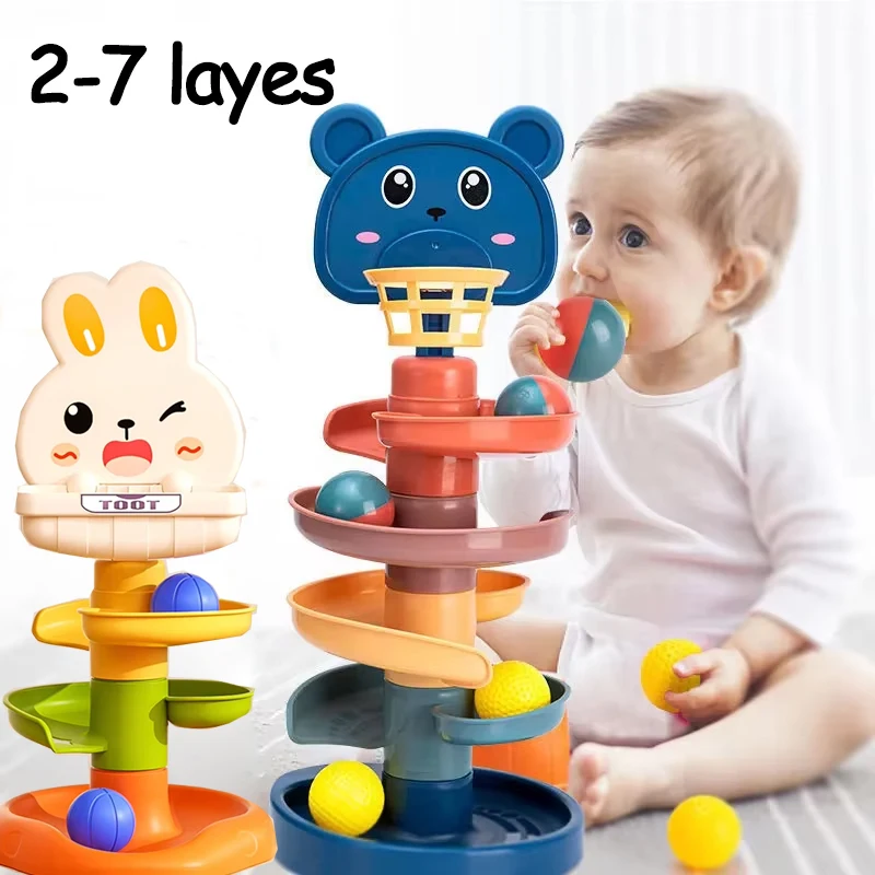 Development Games Montessori Rolling Ball Baby Toys Educational