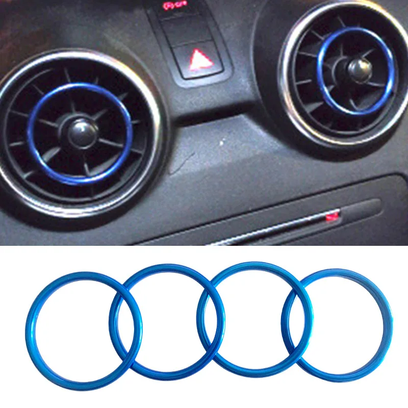 Aluminium Alloy Car Styling Air Vent Decoration Ring