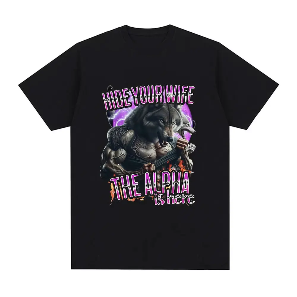 Human By Day, Wolf By Night - Funny Oversized Graphic T-Shirt