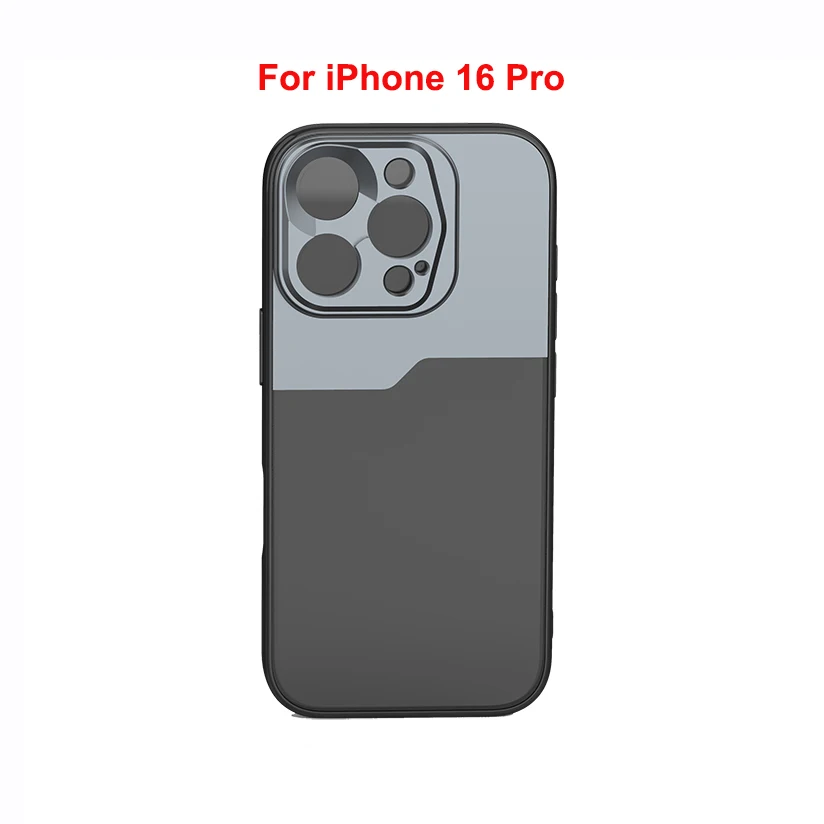 Mini Vlog Handyhülle für iPhone 17 16 15 14 13 Pro Plus Max Schutzhülle Anamorphes Makro Weitwinkel 17 mm Objektivhalterung – Detail 23