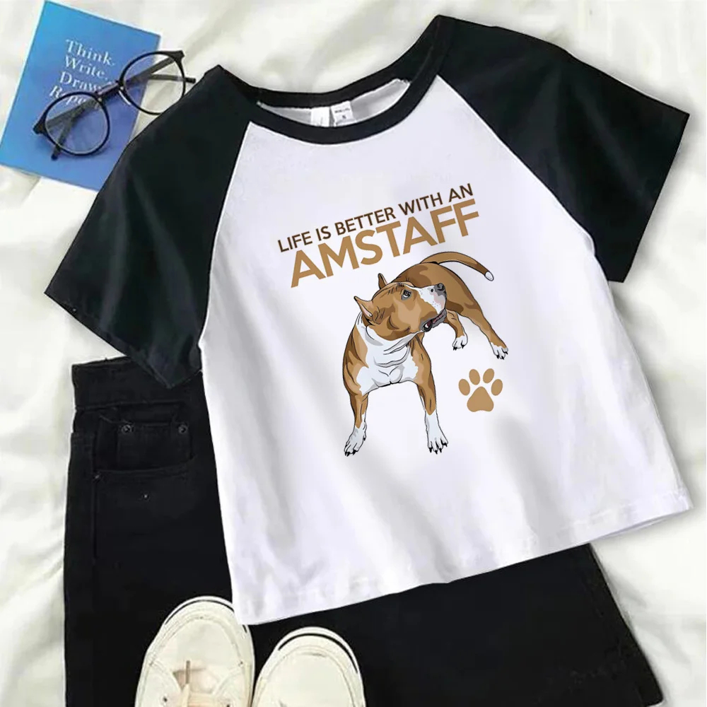 Amstaff Cyber Y2K Fairycore Streetwear Crop Top Donna Trashy Gothic Graphic Crop Top