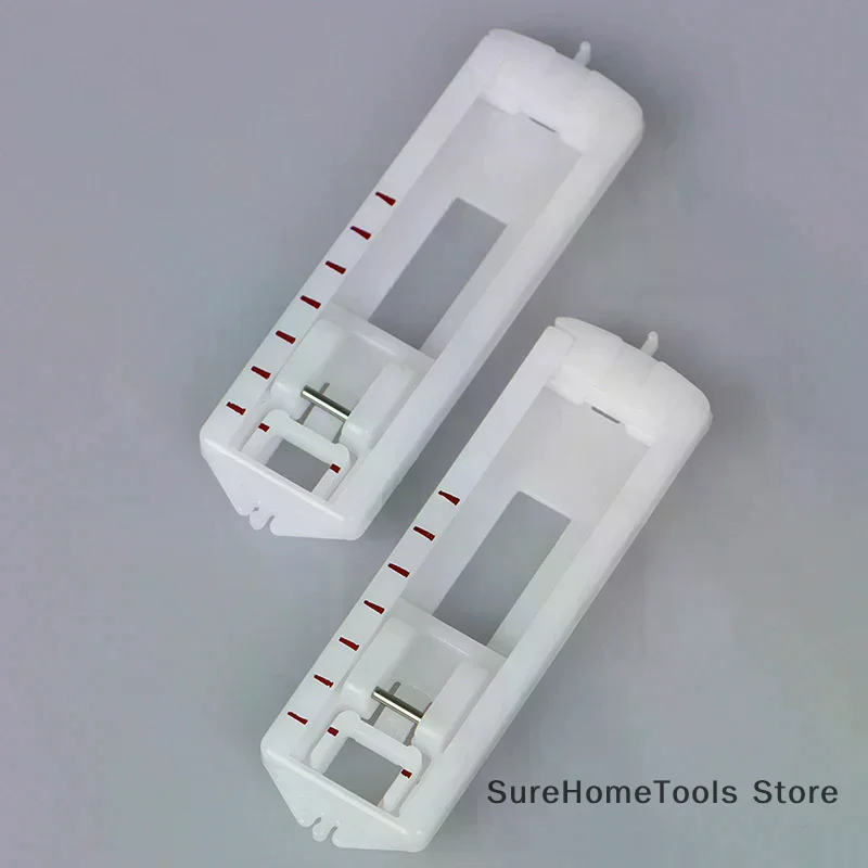 2Pc Sewing Machine Part Presser Foot Buttonhole Snap On Button Hole Presser Foot