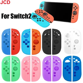 JCD Silicone Soft Case Hand Grip Shell Protective Cover For Nintend Switch 2 NS2 Joy-Con Controller Handgrip Full Protector Skin 1