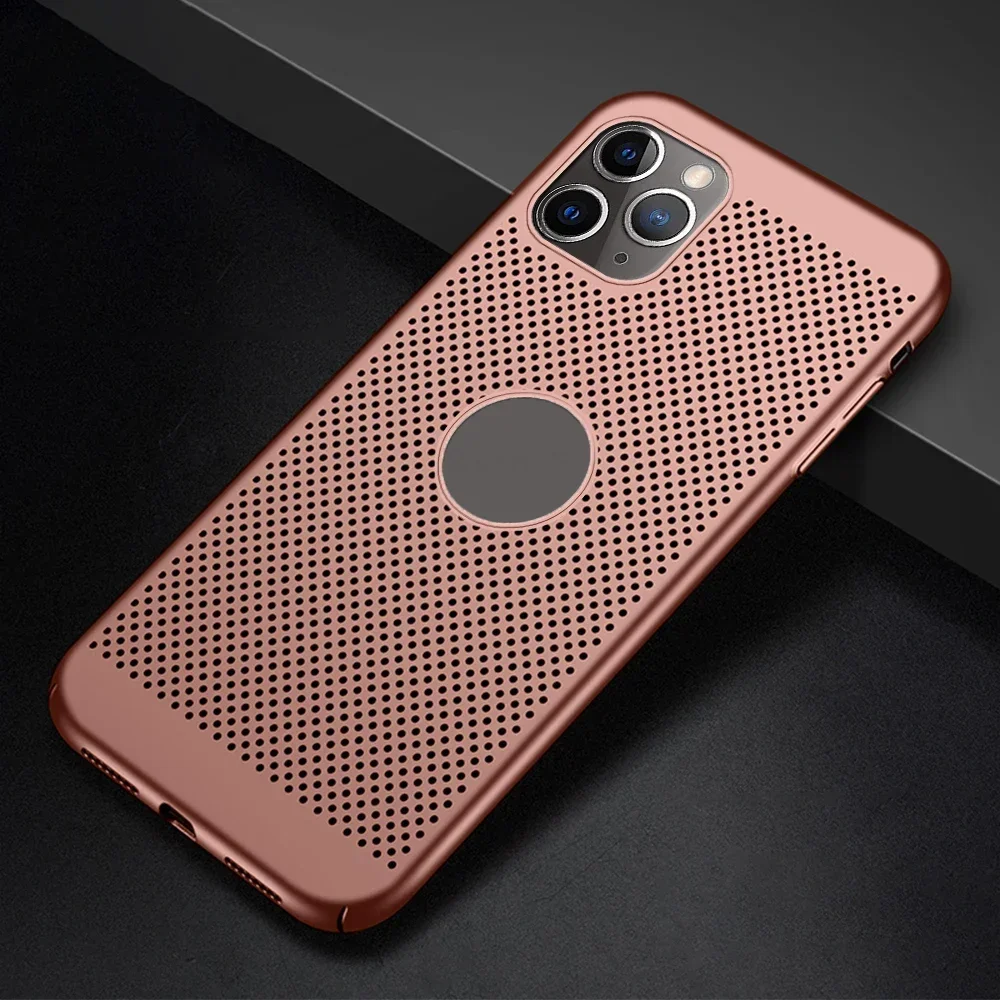 Luxury Heat Dissipation Breathable Wireless Charging Phone Case Cover
