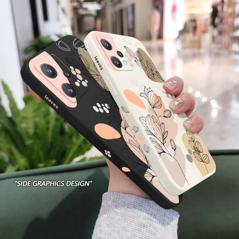 Abstract Plants Design Protective Phone Case