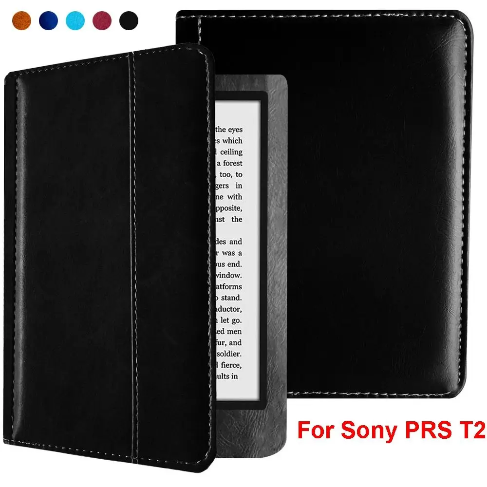 Premium Magnetic Leather E-Reader Case with Soft Folio Cover and Anti-Fall Protection