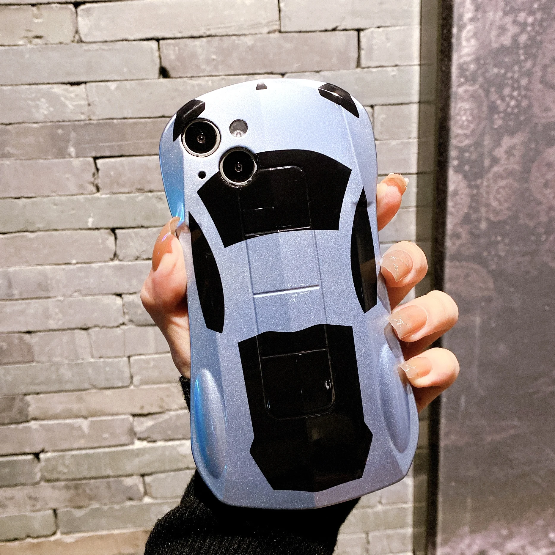 thumbnail image 1 of Funda de silicona suave para teléfono con diseño de coche deportivo de lujo a la moda para iPhone 11 12 13 14 15 Pro MAX Mini X XR XS SE 2020 7 8 Plus Funda elegante, 1 of 5