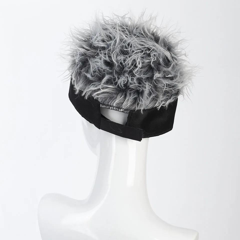 Synthetic Short Hair Beanie Hat for White