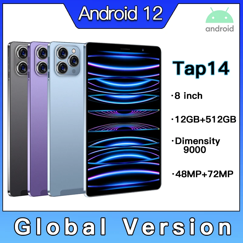 Tab-14-tableta-de-8-pulgadas-con-Android-12-12GB-512GB-PC-8800mAh-SIM ...