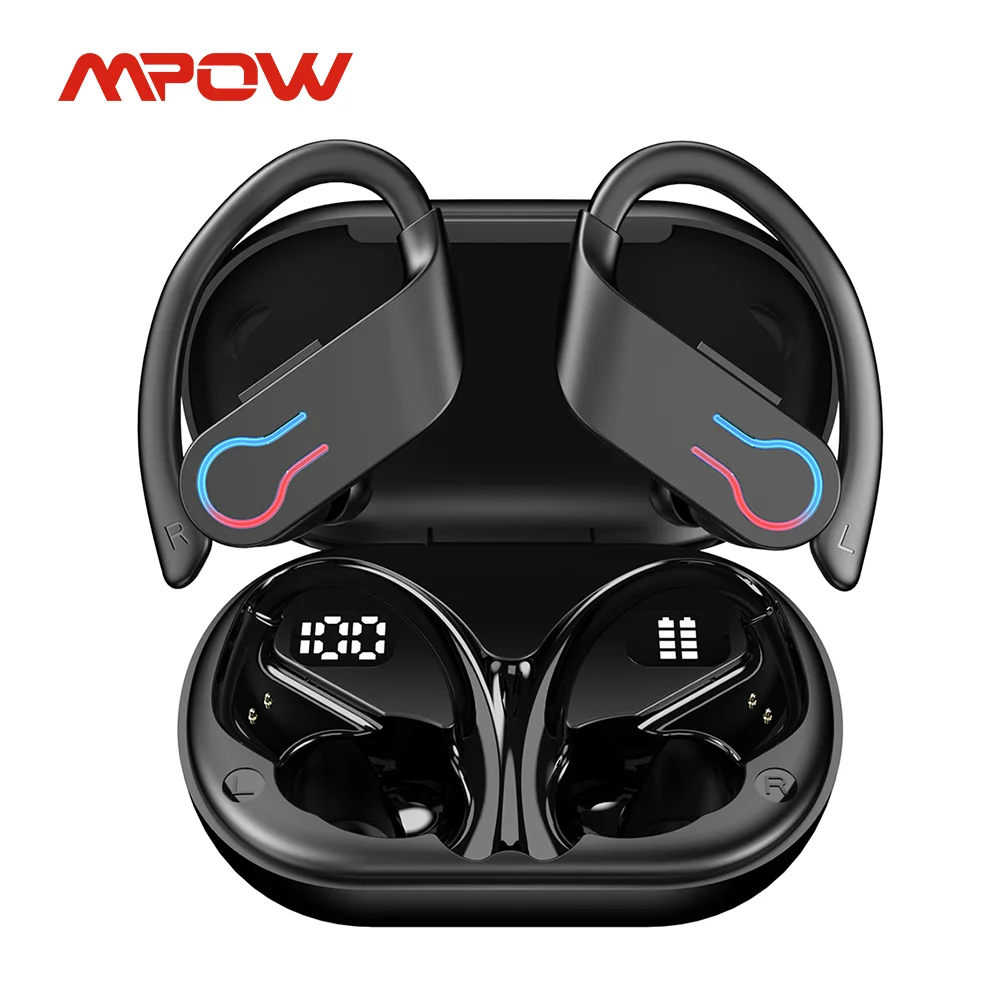 Mpow Q63 Bluetooth 5.3 Auricolari Cuffie Sportive Wireless In-Ear 200H Tempo Di Standby Ipx7 Auricolari Da Gioco Stereo Hifi Impermeabili