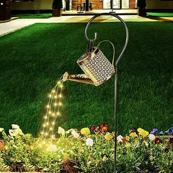 Regadera Solar Decorativa con Luces LED para Jardín y Patio Exterior | Regalo Original para Mamás