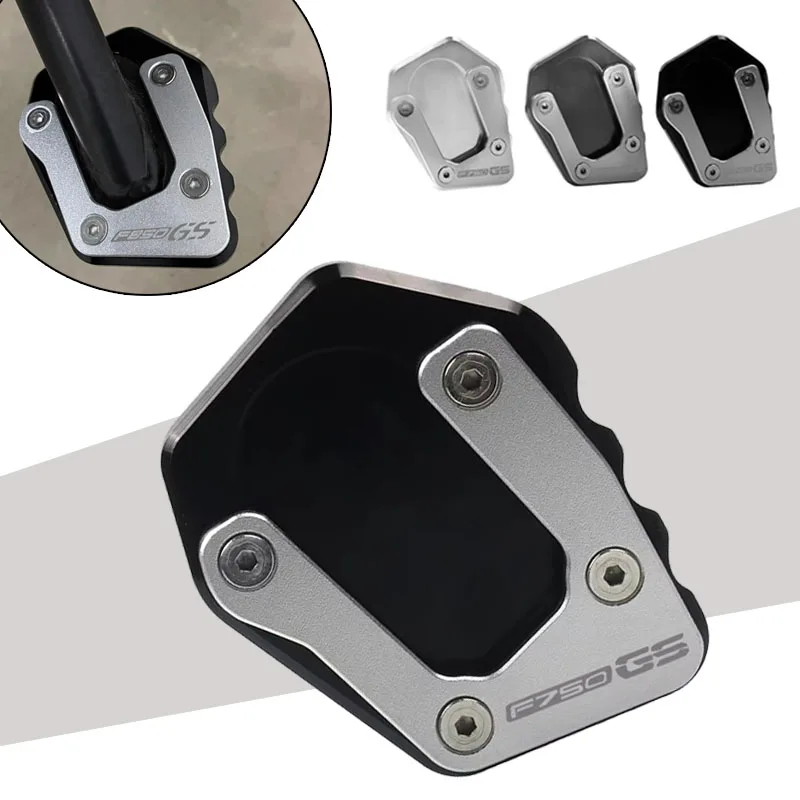 Motorcycle Kickstand Foot Extension Pad - Durable Support Plate Enlarge Stand