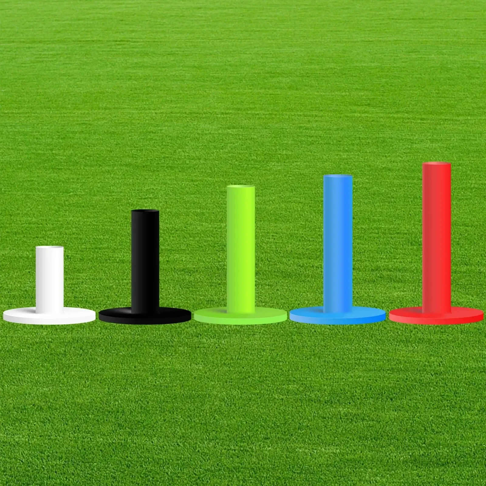 Golf Rubber Tees for Driving Range Mats Value 5 Pack, Mixed Size ...