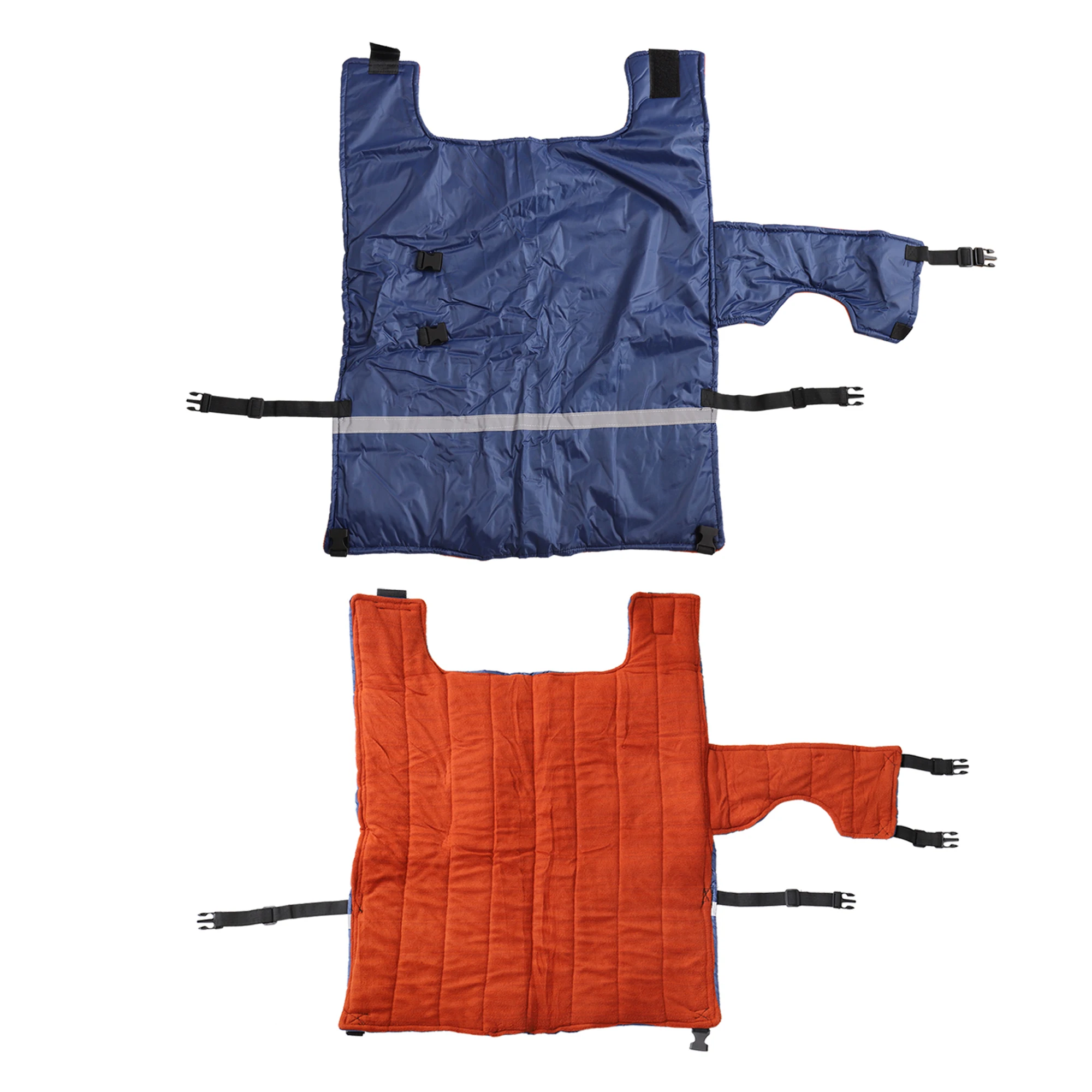 Couverture De Veau De Vache épaisse Avec Bandes Réfléchissantes