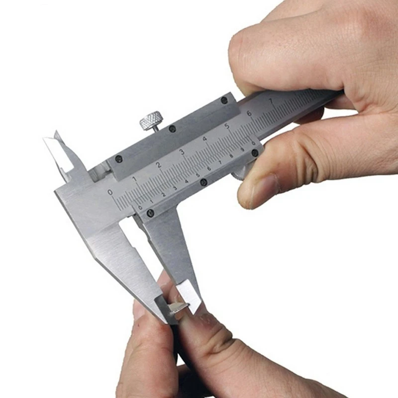 0-150Mm 6 &0.02Mm/0.05Mm Hoge Carbon Staal Schuifmaat Dikke Body Laser Schaal Smeden Meten Gebouw Handgereedschap