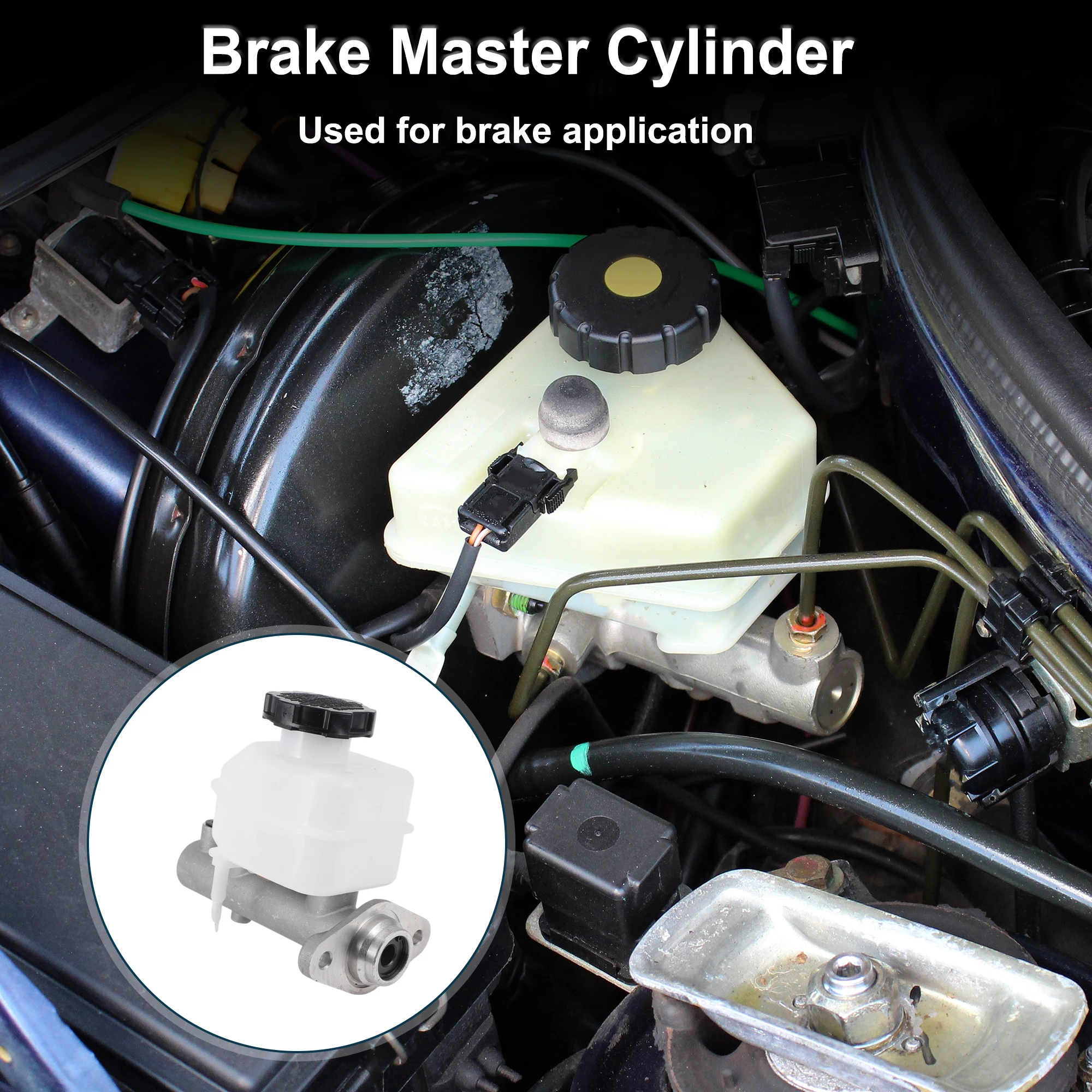 UXCELL Brake Master Cylinder With Reservoir No.585102F600/M630396 for Kia Spectra 2004 2005 2006