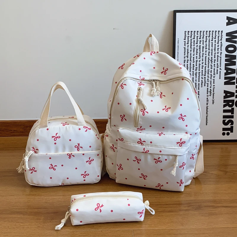 مجموعة مكونة من 3 قطع مطبوعة على شكل فيونكة مرحة:...