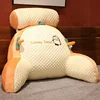 Cartoon Ice Peas Cushion with Removable Washable Cover- Soft Waist Pillow Big Backrest Bedside Sofa Reading Pillow Bedroom Decor 4