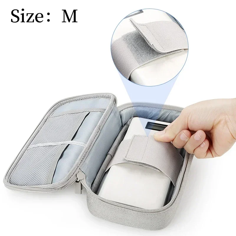 Spacious Waterproof Travel Cable and Electronics Organizer Bag