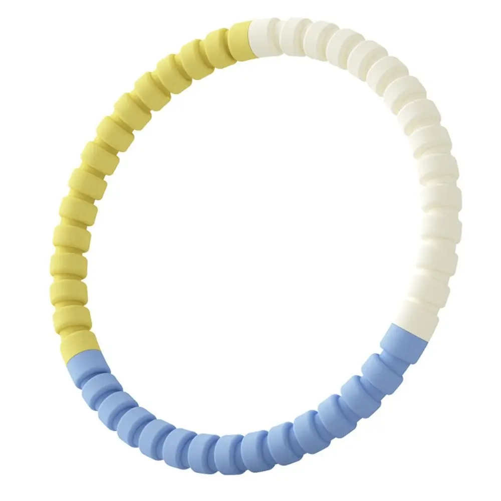 Detachable Yoga Fitness Hoops Foam Padded Adjustable Weight Loss Circle 3/4/5/6 Sections Convenient Storage Slimming Sport Hoop