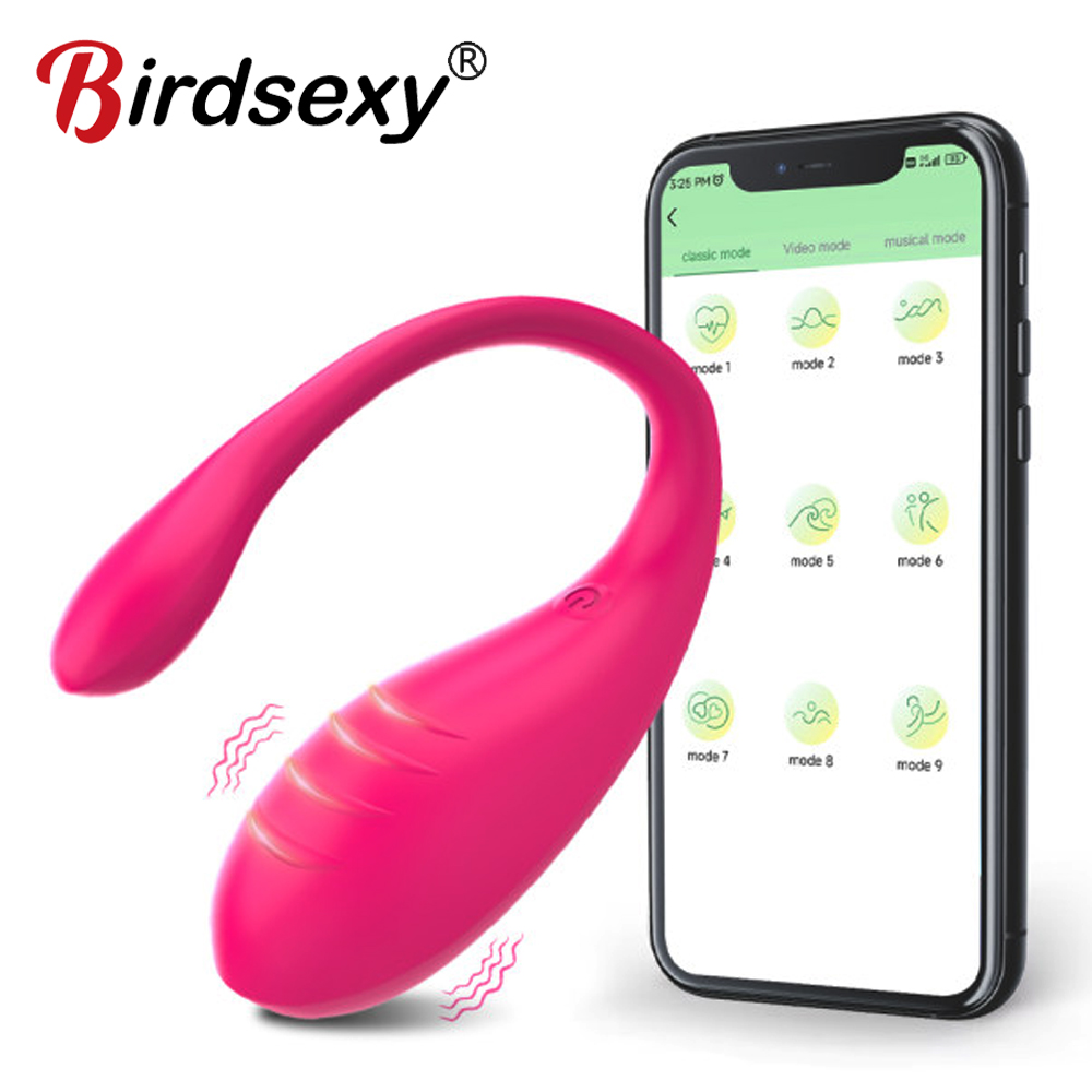 9 Speed APP Controlled Vaginal Vibrators G Spot Anal Vibrating Egg Massager Wearable Stimulator Adult Sex Toys for Women Couples