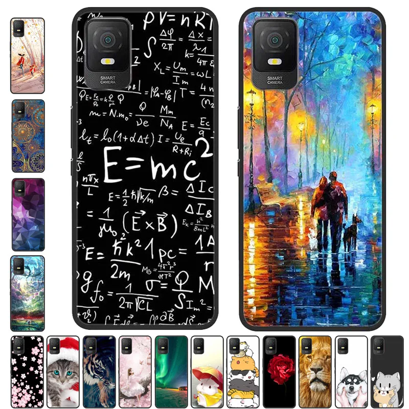 Per Tcl 403 Custodia Protettiva Per Paraurti Per Tcl 403 2023 Tpu Cover Posteriore In Silicone Morbido Per Tcl 403 Tcl403 Tcl 6.0 "Custodia Coque