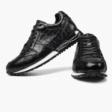 

Autumn Casual Men's Shoes Crocodile Leather Men's Shoes Light Luxury Sports Versatile Trend Business Shoes Men's Winter Sneakers