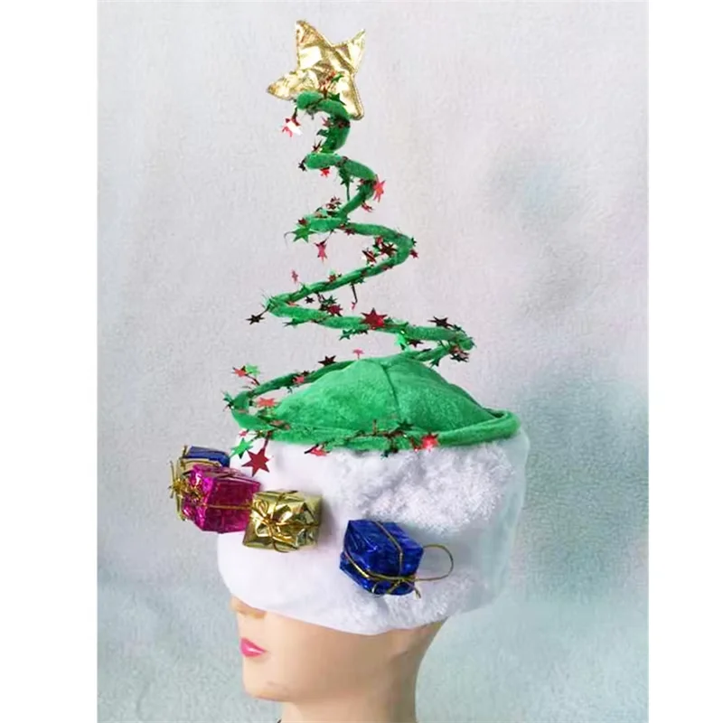Christmas Tree Hats Christmas Party Decorations Headwear Children's/Adult Decorations Photography Props Festival Supplies
