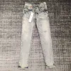 men vintage distressed jeans slim fit 1