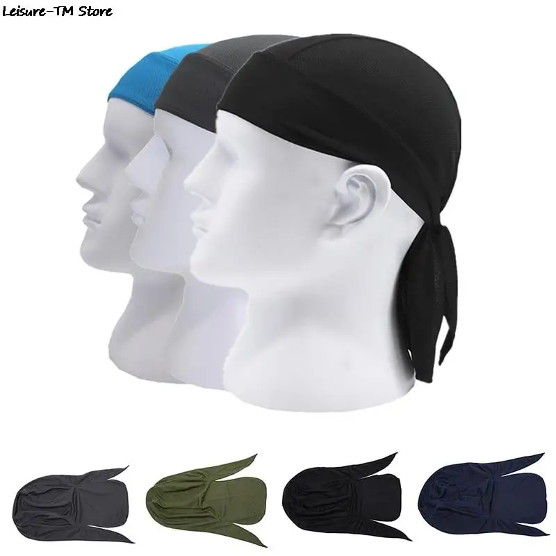 

Мужская Летняя быстросохнущая чистая велосипедная шапка для бега и езды на велосипеде Женская бандана головной платок Пиратская шапка