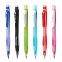 Japanese Uni Mechanical Pencil 0.5mm Candy Color Press Writing Primary School Students Practice Writing Automatic Pencil Station 1
