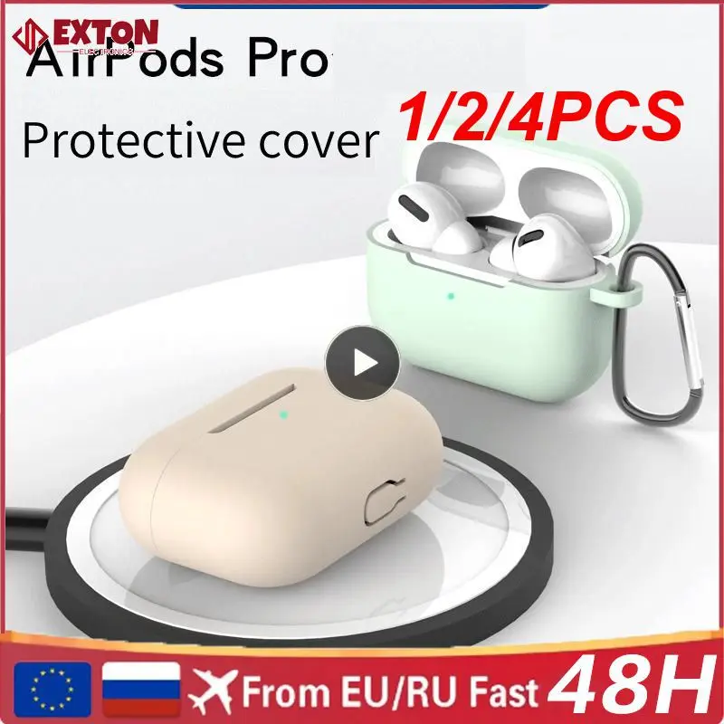 

1/2/4 шт., силиконовые защитные чехлы для наушников 3-го поколения