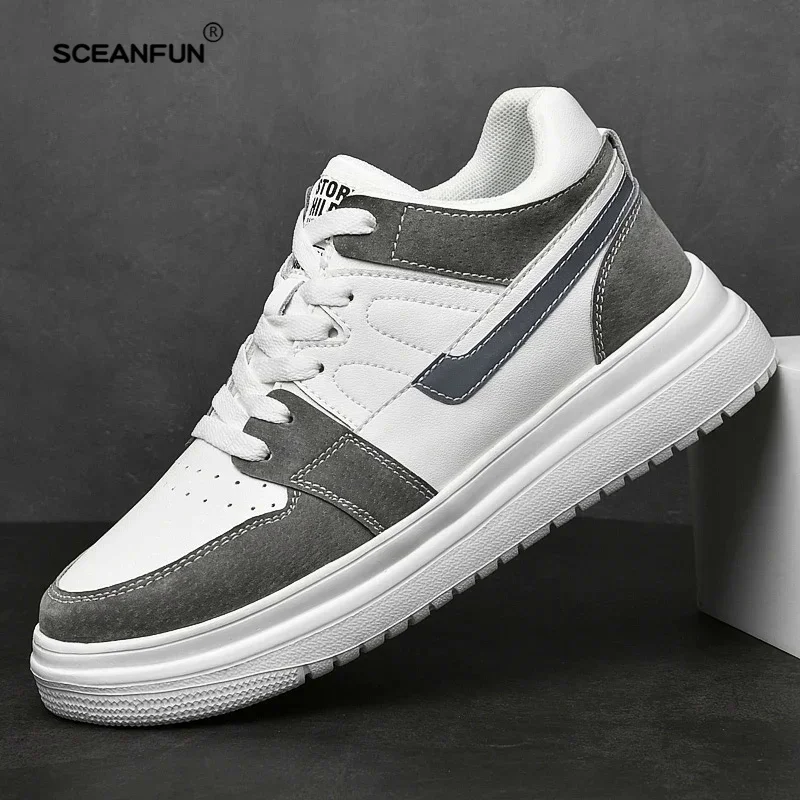Genuine Leather height increasing elevator shoes men Woman increase shoes 6cm 8cm man sneakers sport casual shoes casual 2