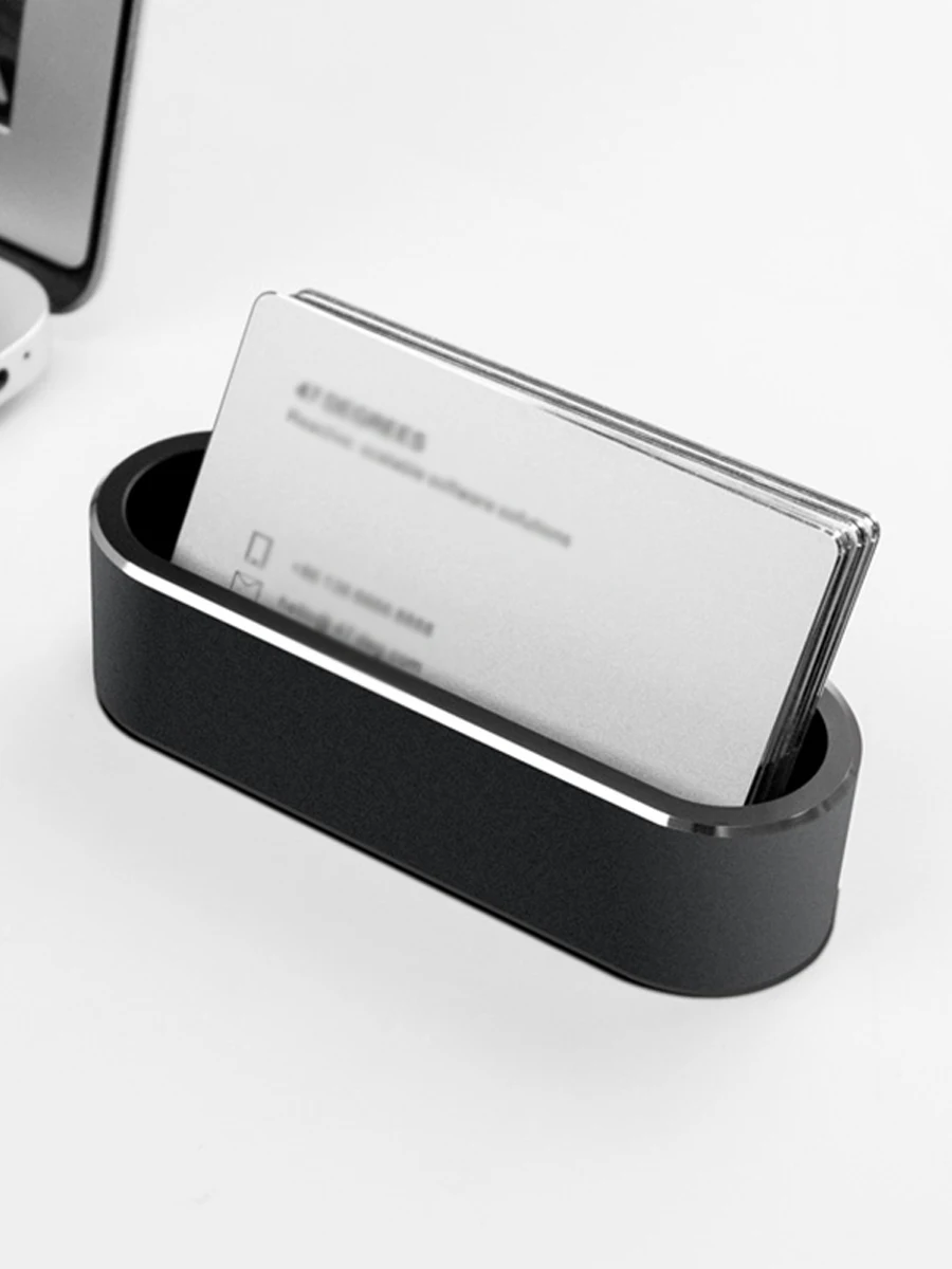 

High-end Metal Business Card Box Creative Fashion Office Lobby Reception Coffee Shop Hotel Hospital Bar Desktop Storage Box