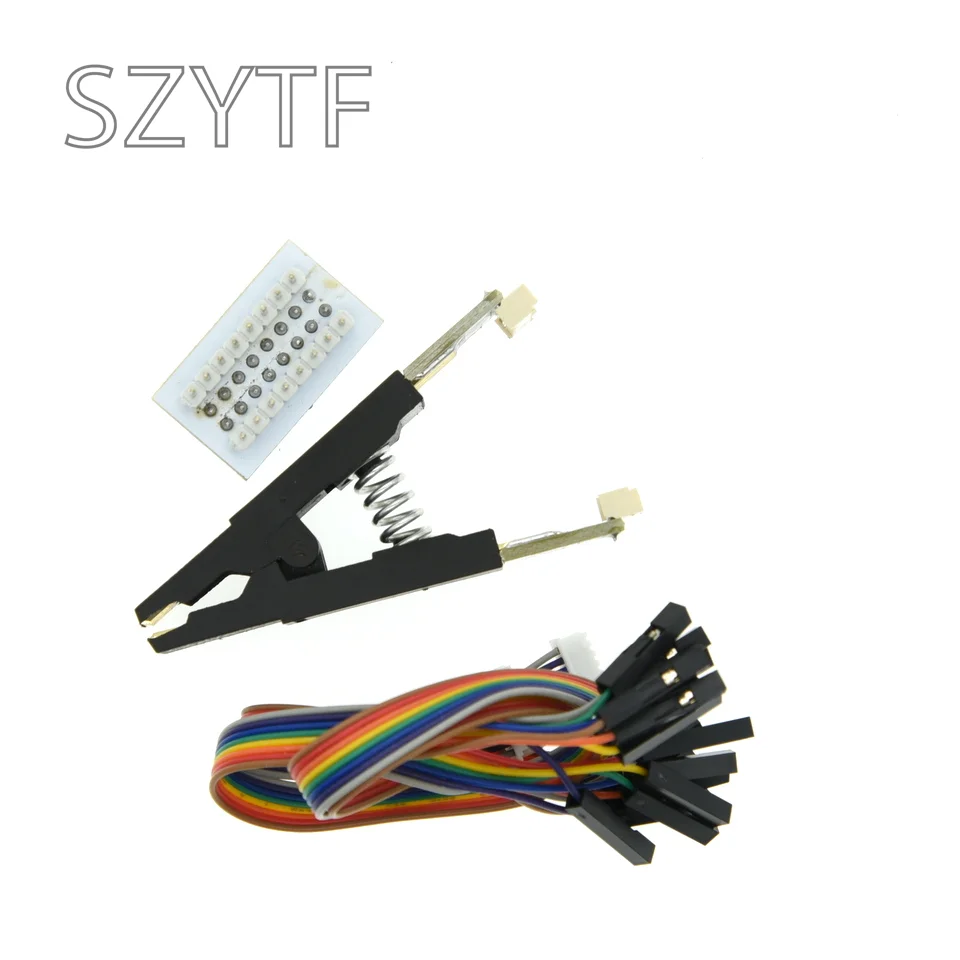 Pince de test pour EEPROM HauCXX/25XX/24XX CH341A Flash bios USB