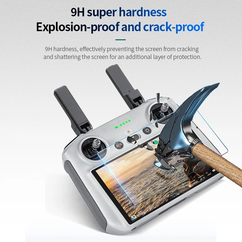 Drone Accessories For DJI RC/RC2 Remote Control Screen Protector AR Anti-reflection Tempered Film For Mavic 3/Air 3/2S/Mini 3/4 Pro