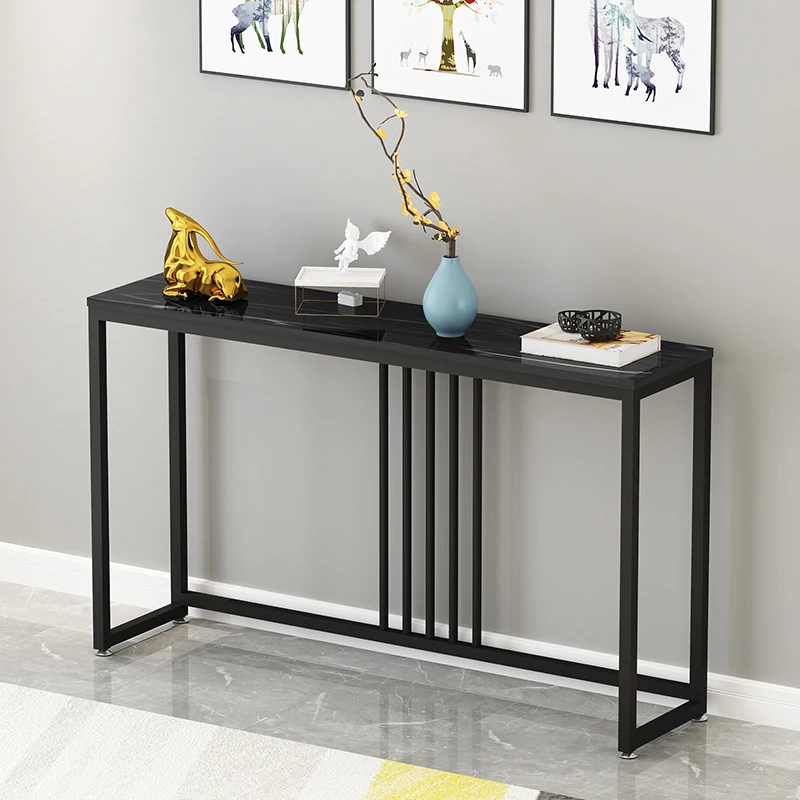 Eenvoudige Woonkamer Console Tafel Luxe Smeedijzeren Hal Console Nordic Stijl Console Entree Meubels Slaapkamer Decoratie